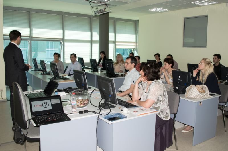 The consulting company Balkan Services organizes a one-day specialized CRM training