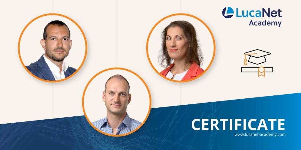 Three more of our consultants certified to work with LucaNet